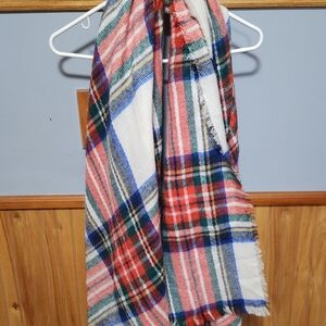 Colorful Plaid Scarf
